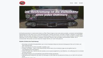 Website Screenshot: Verchromen Oldtimer - Verchromen Oldtimer Youngtimer Motorräder Möbel - Date: 2023-06-15 16:02:34