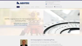 Website Screenshot: Vermessungsbüro GEOTEC Graz - Vermessung - GEOTEC-Ingenieurbüro für Vermessungswesen - Date: 2023-06-22 15:02:29