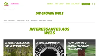 Website Screenshot: Die Grünen Wels - Wels - Die Grünen Oberösterreich - Date: 2023-06-15 16:02:34