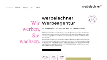 Website Screenshot: werbelechner Werbeagentur Mag. Gabriele Lechner - werbelechner Werbeagentur für Webdesign und mehr. - Date: 2023-06-15 16:02:34