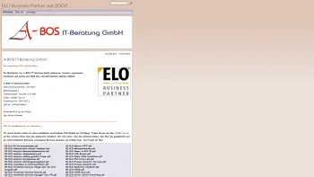 Website Screenshot: A-BOS IT-Beratung GmbH - A-BOS IT-Beratung GmbH - Date: 2023-06-22 12:13:06