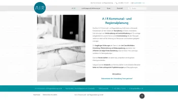 Website Screenshot: A I R Kommunal und Regionalplanung GmbH - A I R Kommunal- und Regionalplanung | Eisenstadt - Date: 2023-06-22 12:13:06