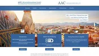 Website Screenshot: AAC Wirtschaftsprüfungs u. Steuerberatungsgesellschaft m.b.H. - Steuerberater & Wirtschaftsprüfer 1010 Wien, 1. Bezirk | WTE - Date: 2023-06-15 16:02:34
