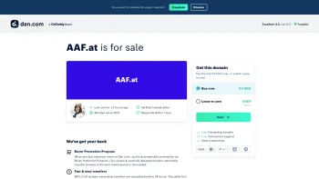 Website Screenshot: AAF Luftfilter - The domain name AAF.at is for sale - Date: 2023-06-22 12:13:06