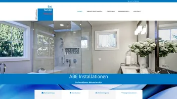 Website Screenshot: ABE Installationen Bartsch Curda OHG - ABE – Ihr Installateur für Wien und Wien-Umgebung! - Date: 2023-06-15 16:02:34