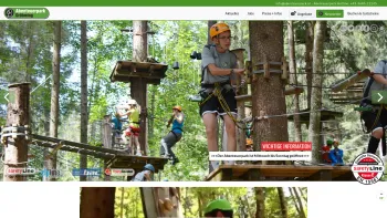 Website Screenshot: Abenteuerpark Gröbming - www.abenteuerpark.at - Date: 2023-06-22 15:05:14
