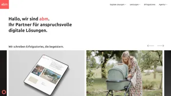 Website Screenshot: abm Feregyhazy & Simon GmbH Professionelle Internetdienstleistungen - abm Werbeagentur | Web-, Print- und Online-Marketing aus Linz. - Date: 2023-06-22 15:05:14
