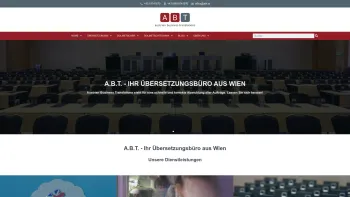 Website Screenshot: a.b.t. austrian business translations - Übersetzungsbüro Wien | ABT - austrian business translations - Date: 2023-06-22 15:05:15