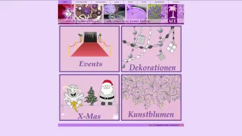 Website Screenshot: ACD Dekoration und Events von Kunstpalmen über Dekorbäume bis hzu Seidenblumen - Home - Date: 2023-06-22 12:13:06