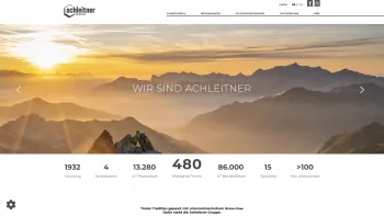 Website Screenshot: Firma Franz Achleitner Fahrzeugbau und Reifenzentrum GMBH - Achleitner Gruppe | Achleitner Gruppe - Date: 2023-06-22 12:13:06