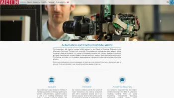 Website Screenshot: Institut f Automatisierungs u Regelungstechnik d TU Untitled - Automation & Control Institute – ACIN – TU Wien - Date: 2023-06-22 12:13:06