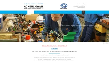 Website Screenshot: Franz Ackerl Elektrowerkstätte e.U. - Date: 2023-06-14 10:37:27