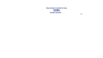 Website Screenshot: ActivA Objektmanagement GmbH - TeleMax Internet Service GmbH - Date: 2023-06-14 10:38:39