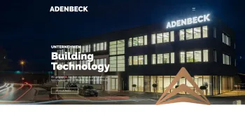 Website Screenshot: Adenbeck GmbH - Adenbeck Building Technology - Moderne technische Gebäudeausrüstung - Date: 2023-06-22 15:00:03