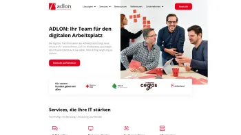 Website Screenshot: Adlon Datenverarbeitung GmbH - IT-Dienstleister und Partner | ADLON - Date: 2023-06-22 15:00:03