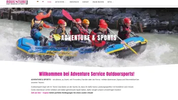 Website Screenshot: Adventure Service Abenteuer Rafting Mountainbike Zell am See Kaprun EuropasportregAustria - ADVENTURE & SPORTS | Rafting, Canyoning in Zell am See - Date: 2023-06-14 10:38:39
