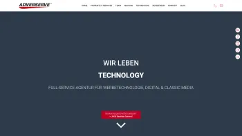 Website Screenshot: redirect adverServe - adverserve – Full-Service-Agentur für Werbetechnologie, Digital und Classic Media - Date: 2023-06-22 12:13:06