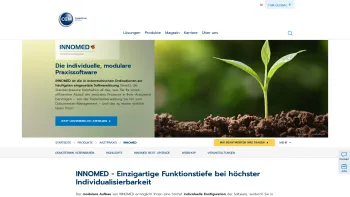 Website Screenshot: Gruber Ärztliche Datenverarbeitung GmbH - Arztsoftware INNOMED NEXT. Individuelle modulare Software für Ärzte - cgm.com - Date: 2023-06-15 16:02:34