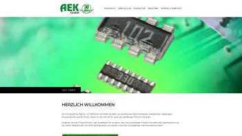 Website Screenshot: AEK GmbH - Start - AEK GmbH - AEK GmbH - Date: 2023-06-22 12:13:07