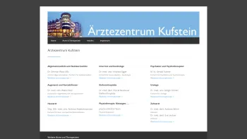 Website Screenshot: Schöning Harald Ärztezentrum Kufstein - Ärztezentrum Kufstein - Date: 2023-06-22 12:13:07