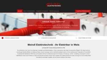 Website Screenshot: AET Funkausrüstung GmbH & Co - Meindl Elektrotechnik - Ihr Elektriker in Marchtrenk - Oberösterreich - Date: 2023-06-22 12:13:07