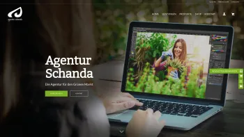 Website Screenshot: Agentur Schanda Werbung die Werbeagentur für den Gartenbau - Agentur Schanda | Ihr Werbespezialist für den grünen Markt - Date: 2023-06-22 15:02:29