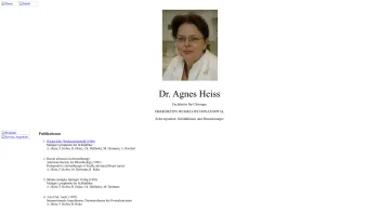 Website Screenshot: Fachärztfür Chirurgie Dr. Agnes Heiss Brustkrebs Schilddrüsenerkrankungen - Home - Date: 2023-06-22 15:02:29