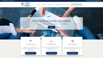 Website Screenshot: AGON Finanzmanagement GmbH - AGON - Finanzmanagement – Beratung, Abwicklung & Service aus einer Hand - Date: 2023-06-22 15:02:29