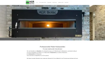 Website Screenshot: AGR Biotec GmbH - Pellet-Holzbacköfen - AGR Biotec Backofenbau - Date: 2023-06-15 16:02:34