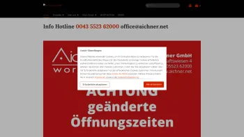 Website Screenshot: Aichner GmbH Arbeits und Berufsbekleidung; Hanno Aichner Inkontinenz Krankenhaus und Pflegetextilien - Aichner Workwear - Date: 2023-06-14 10:37:18