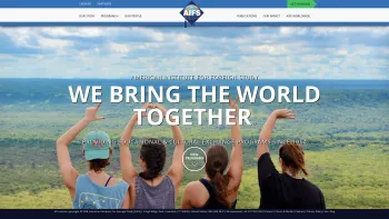 Website Screenshot: AIFS is a provider of au pairs America college study abroad foreign student exchange high school study abroad and gifted education - American Institute For Foreign Study (AIFS) - Date: 2023-06-22 12:13:07