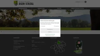 Website Screenshot: Marktgemeinde Aigen im Mühlkreis - Aigen-Schlägl - Gemeindehomepage - Startseite - Date: 2023-06-22 12:13:07