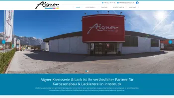 Website Screenshot: Lackierei Aigner - Aigner Karosserie & Lack in Innsbruck - Date: 2023-06-14 10:38:39