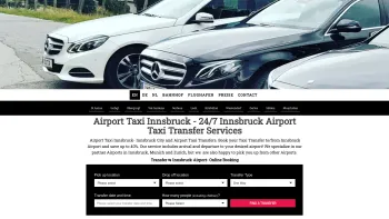 Website Screenshot: Flughafentaxi Innsbruck - Airport Taxi Innsbruck - Flughafentaxi Innsbruck - Date: 2023-06-14 10:46:36