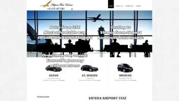 Website Screenshot: Airport Taxi Vienna - Airport Taxi Vienna - Most affordable way to and from Vienna Airport! - Date: 2023-06-14 10:38:41