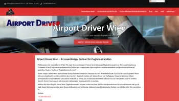 Website Screenshot: Airport Driver Wien - Airport Driver Wien - Ihr zuverlässiges Flughafentaxi - Date: 2023-06-15 16:02:34