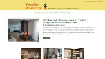 Website Screenshot: Friedrich ofen fliesen oefen kacheln aistleitner perg bad hafner - Ofenbau aus Perg in Oberösterreich - Date: 2023-06-22 12:13:07