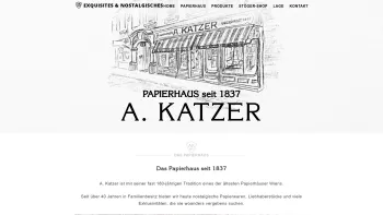 Website Screenshot: A. KATZER - PAPIERFACHGESCHÄFT - Papierhaus A. Katzer - Date: 2023-06-22 15:00:04