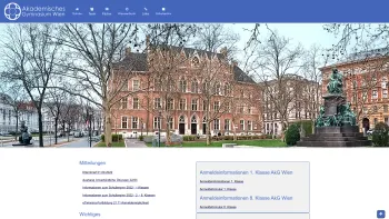 Website Screenshot: Akademisches Gymnasium Wien - AkG Wien - Date: 2023-06-22 15:00:04