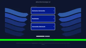 Website Screenshot: Akkordeon Wölger - akkordeonwoelger.at - Informationen zum Thema akkordeonwoelger. - Date: 2023-06-15 16:02:34