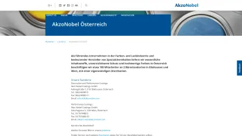 Website Screenshot: Akzo Nobel Decorative Coatings GmbH - AkzoNobel Österreich | AkzoNobel - Date: 2023-06-15 16:02:34