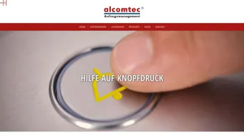 Website Screenshot: alcomtec aufzug & gebäudekommunikationstechnik - Alcomtec Home - Date: 2023-06-22 12:13:07