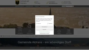 Website Screenshot: Gemeinde Aldrans - Gemeinde Aldrans - Startseite - Date: 2023-06-22 12:13:07