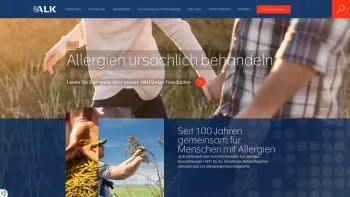 Website Screenshot: ALK-ABELLO Allergie-Service Gesellschaft GmbH - Front Page | ALK Österreich - Für ein Leben ohne Allergie - Date: 2023-06-15 16:02:34