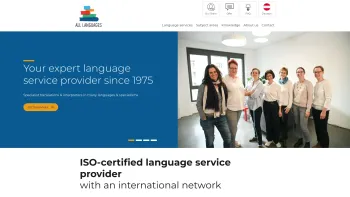 Website Screenshot: All Languages Alice Rabl GmbH - All Languages - ISO-certified language service provider - All Languages - Date: 2023-06-22 12:13:07