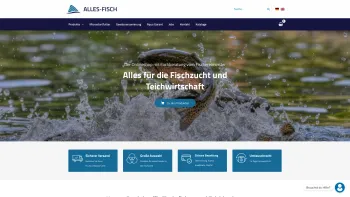 Website Screenshot: Gerhard Johann Alles für den Fisch - Fischzucht Und Teichwirtschaft - Alles Für Den Fisch | Alles Fisch Shop - Date: 2023-06-22 12:13:08