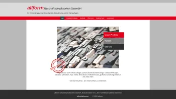 Website Screenshot: ALLFORM Geschäftsdrucksorten GesmbH. - Digitaldrucke | Allform Geschäftsdrucksorten GesmbH. | Österreich - Date: 2023-06-15 16:02:34