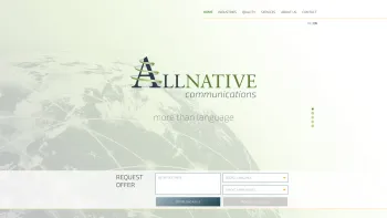 Website Screenshot: Allnative Communications e.U. - Allnative | Home - Date: 2023-06-14 10:37:07