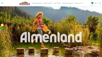 Website Screenshot: Naturpark Almenland - Almenland / Naturpark Almenland Steiermark - Date: 2023-06-26 10:26:04