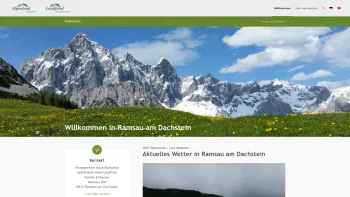 Website Screenshot: Alpenland Appartement Frühstück Pension - Willkommen - alpenland - Date: 2023-06-22 12:13:08